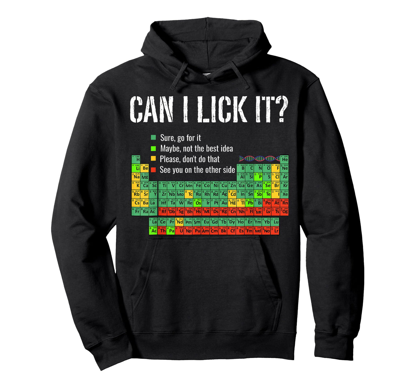 Can I Lick It? Periodic Table Happy 100 Days of School Funny T-Shirt