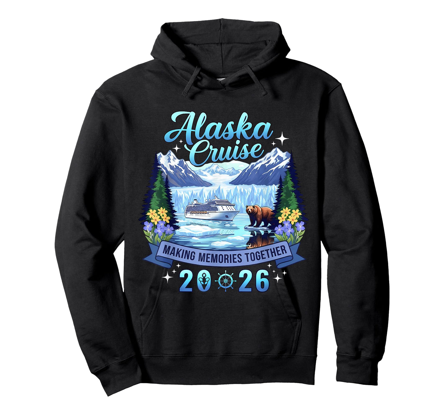 Alaska Cruise 2026 Cruisin Together Family Trip T-Shirt