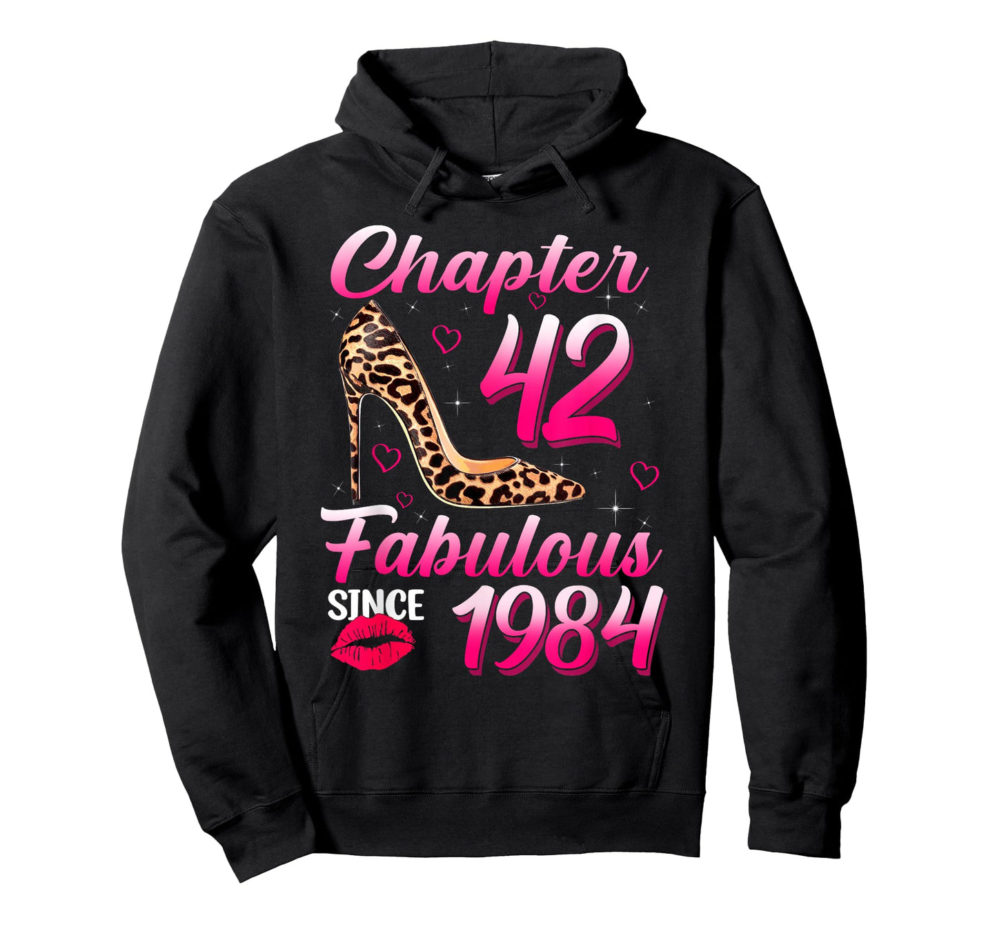 Chapter 42 Fabulous Since 1984 Leopard Queen Birthday T-Shirt