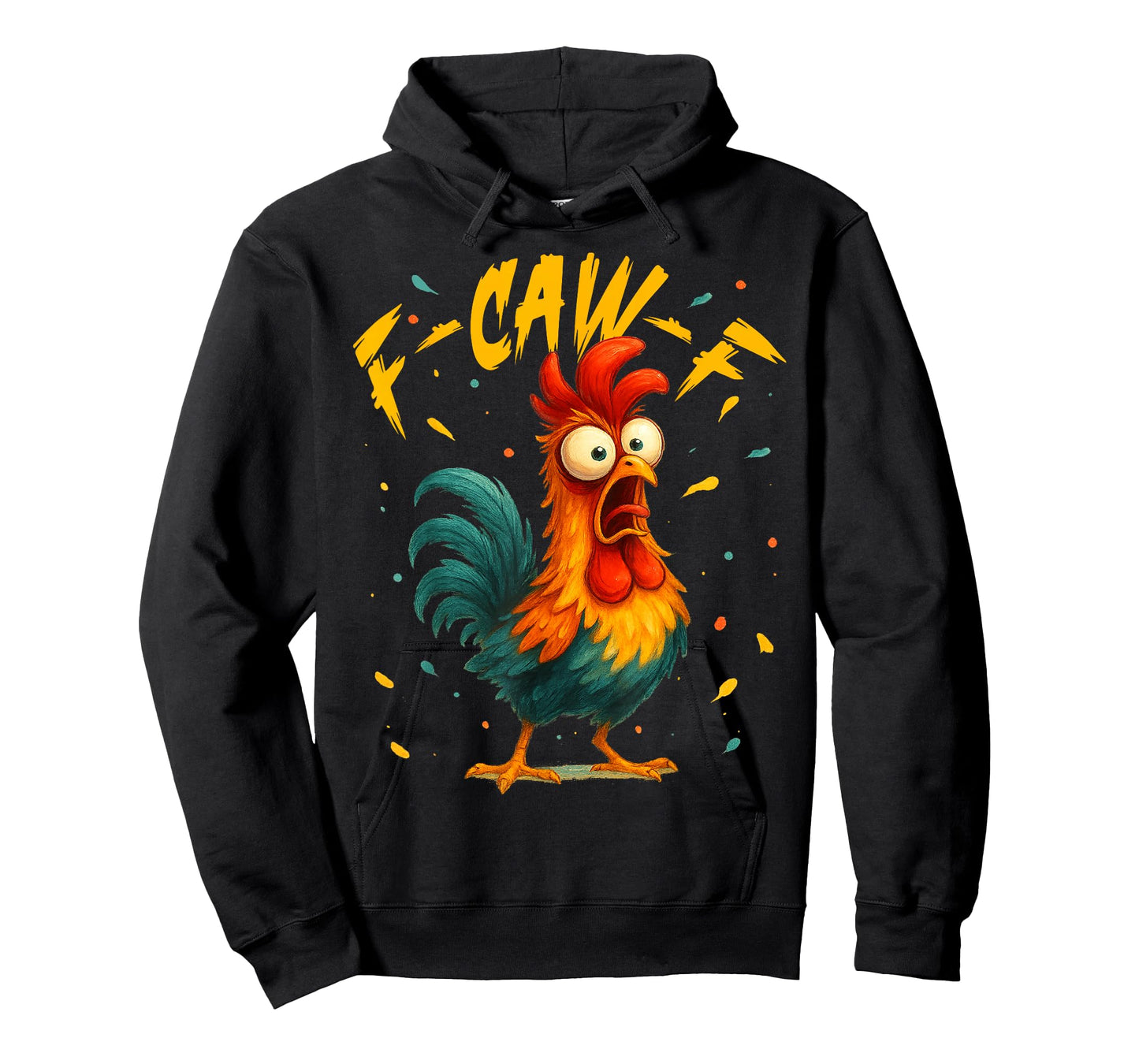 F Caw F Rooster Funny Bird Fcawf Chicken Whisperer Fawk Off T-Shirt