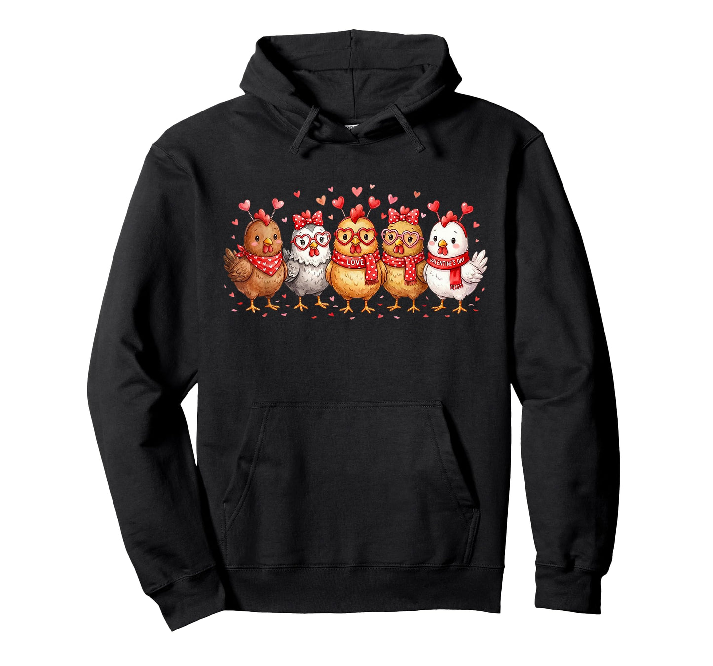 Funny Chicken Valentine Shirt for Women Farm Tees Farm Girl T-Shirt