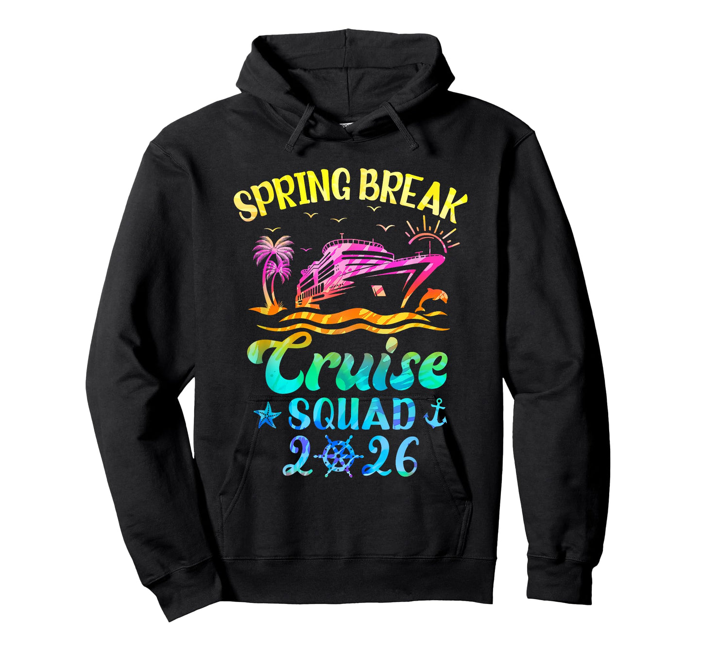 Spring Break Cruise Squad 2026 Family Trip Vacation Matching T-Shirt