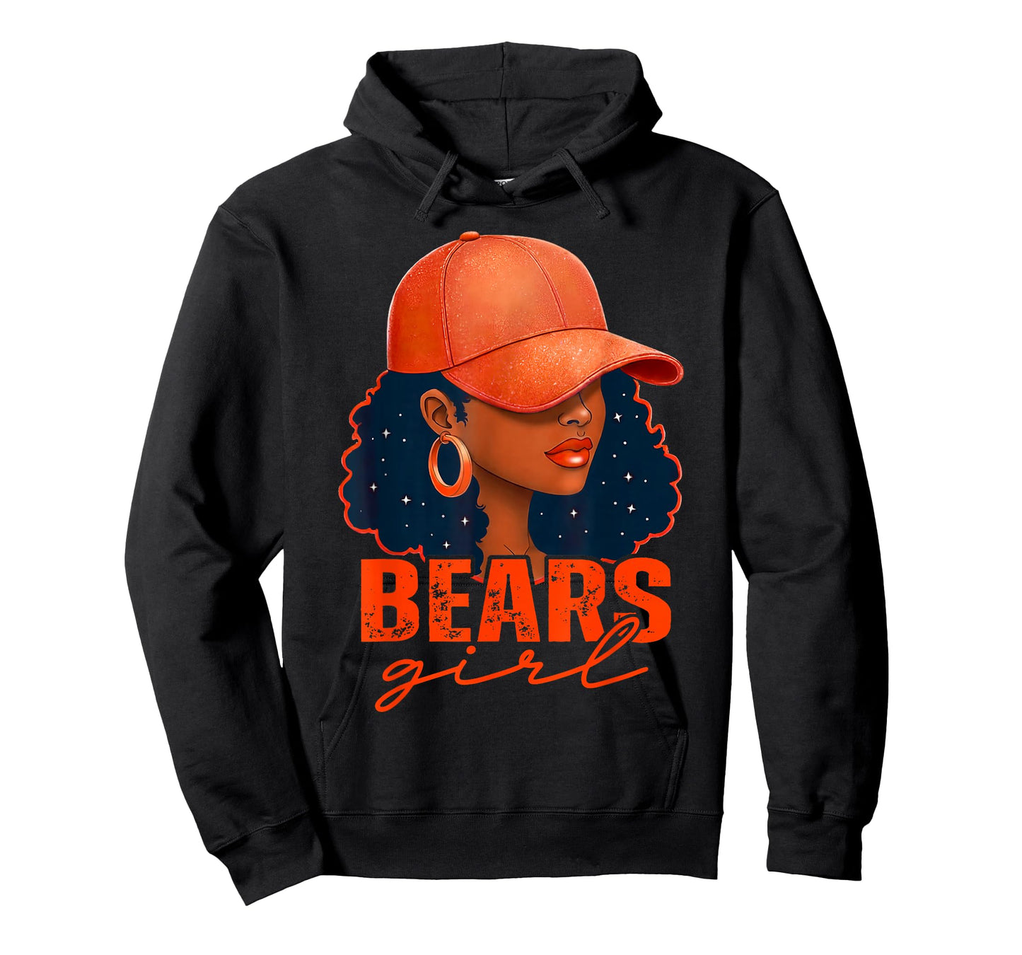 Vintage Bear Girl Black Women Sports Lover T-Shirt