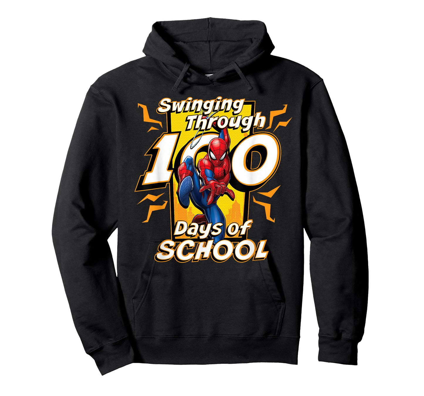Marvel Super Heroes Spider-Man 100 Days of School 100th Day T-Shirt