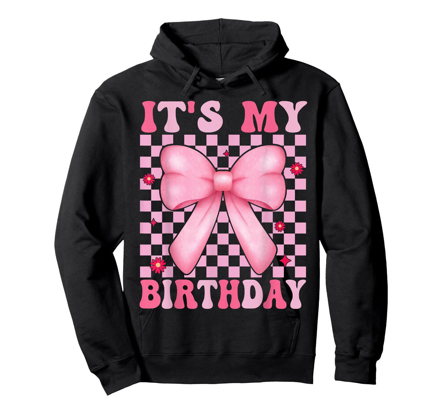 It's My Birthday Pink Coquette Bow Birthday Girls Women Teen T-Shirt