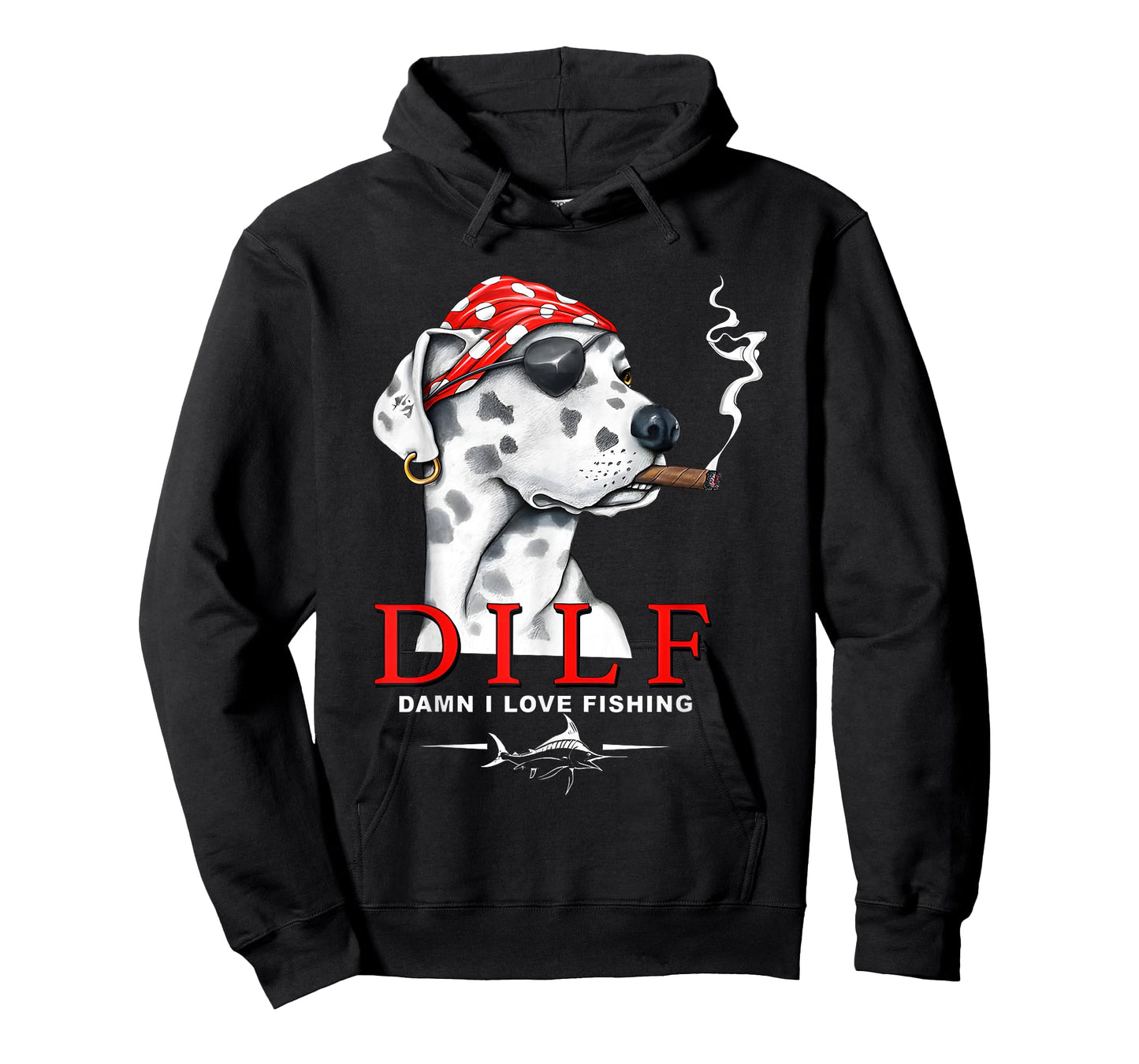 Dog DILF Damn I Love Fishing T-Shirt