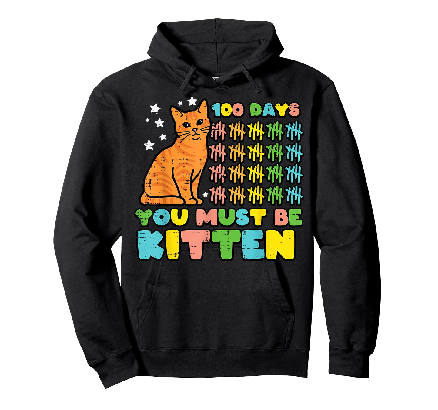 100th Day of School Cat 100 Days Kitten Women Girls Kids T-Shirt