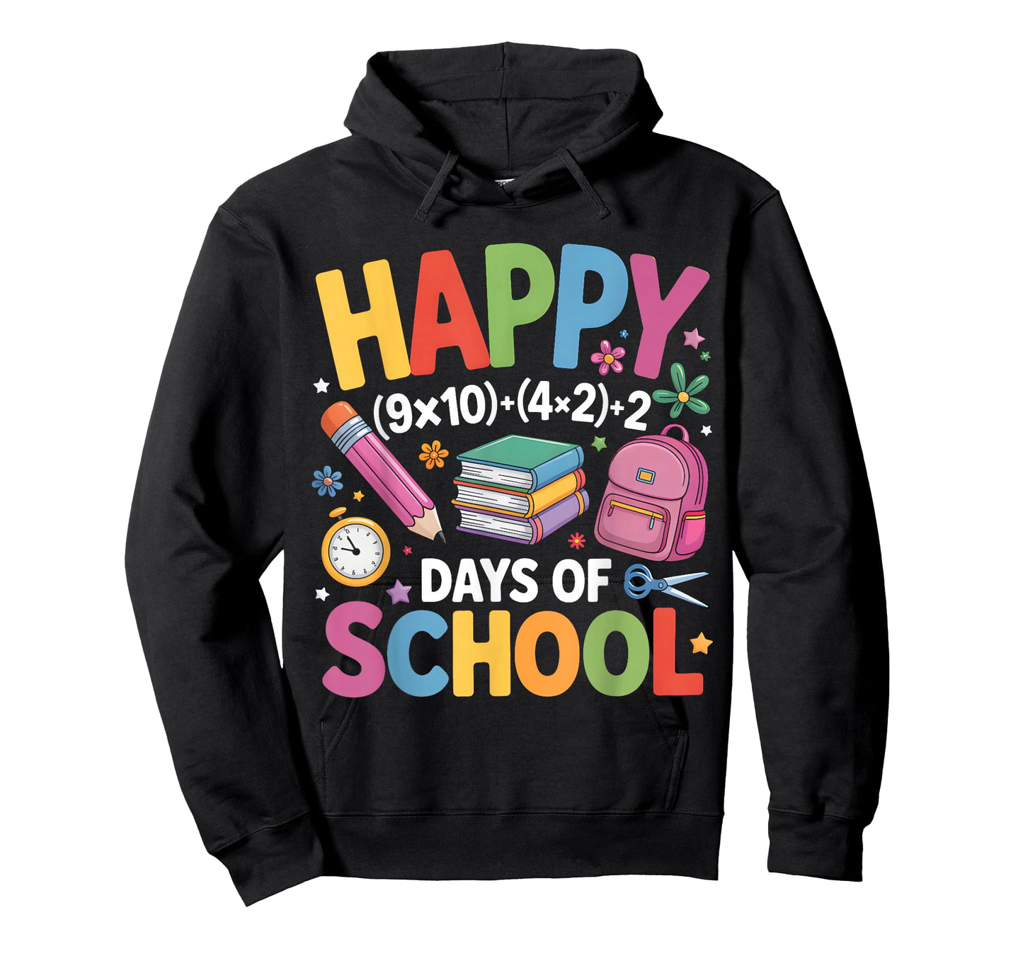Happy 100 Days School Math Equation 100th Day of School Kids T-Shirt