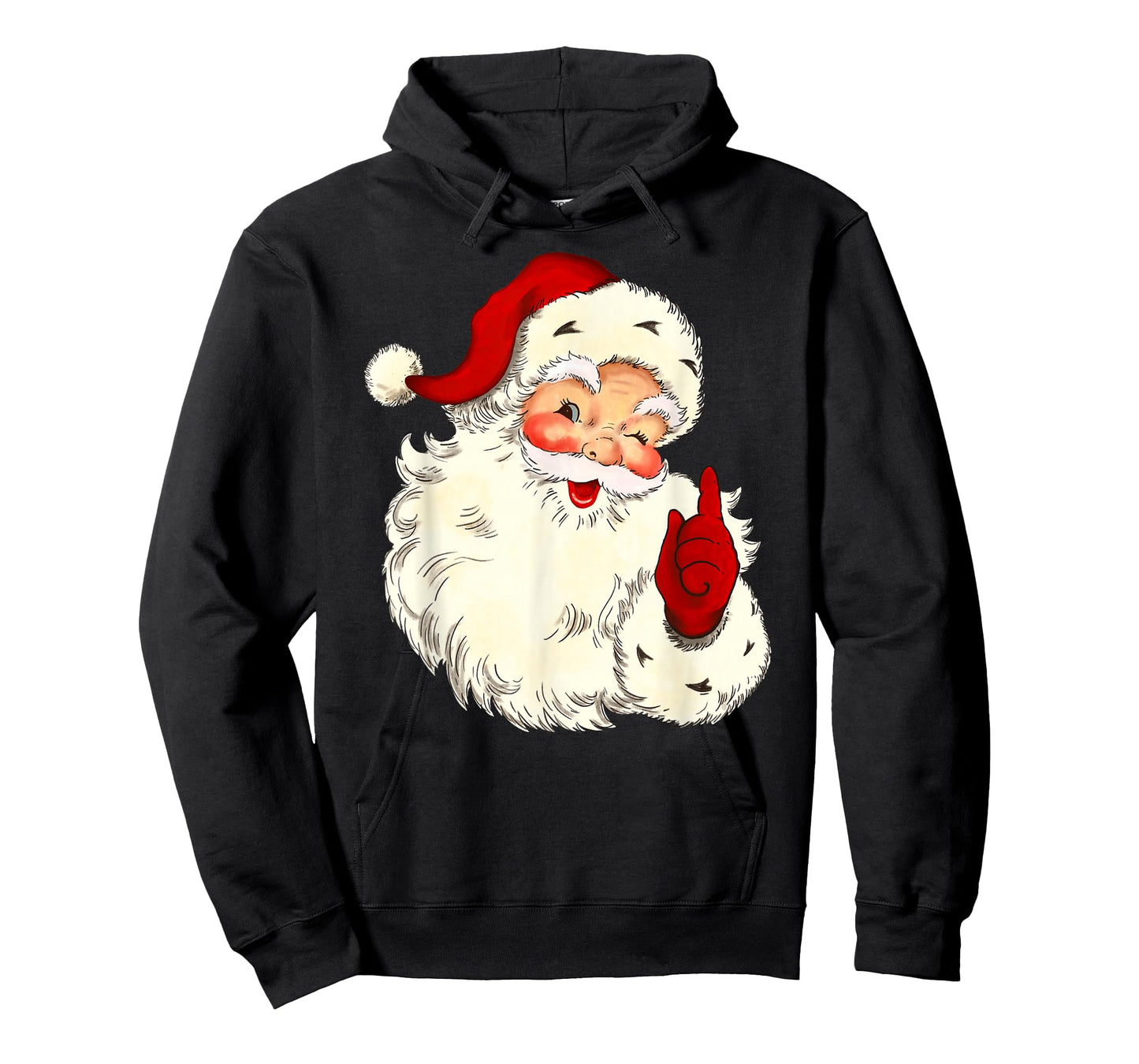 Cool Santa Claus Face Vintage Family Christmas Men Women T-Shirt
