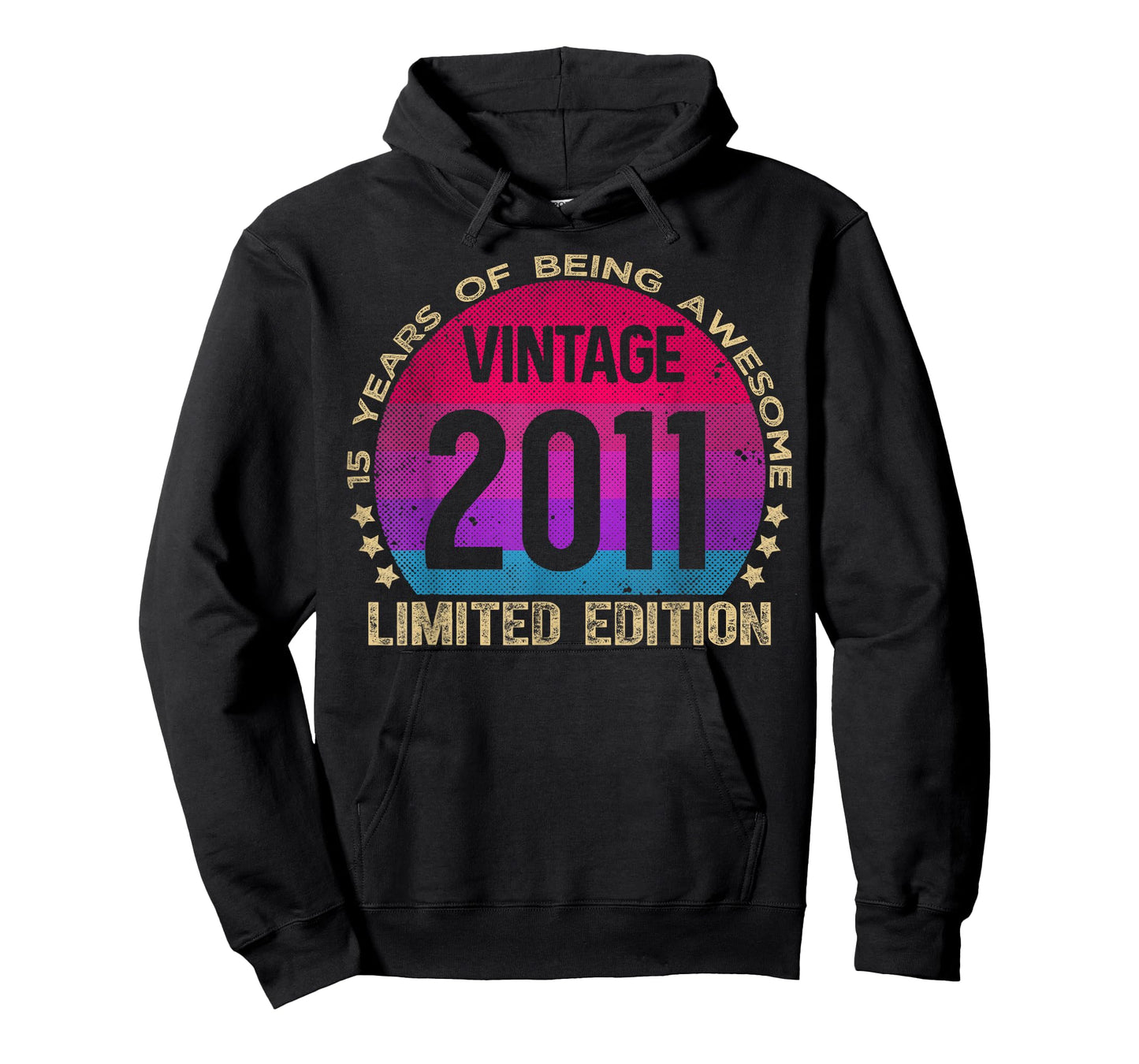 15 Year Old Gifts Vintage 2011 Limited Edition 15th Birthday T-Shirt