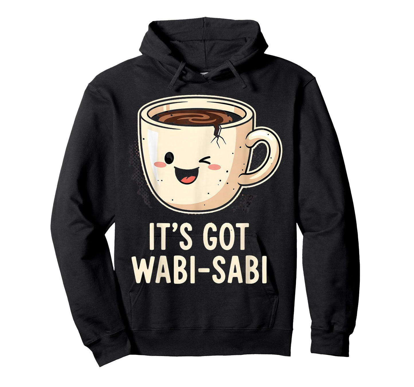 Wabi-Sabi Off-Center Charm Humor T-Shirt