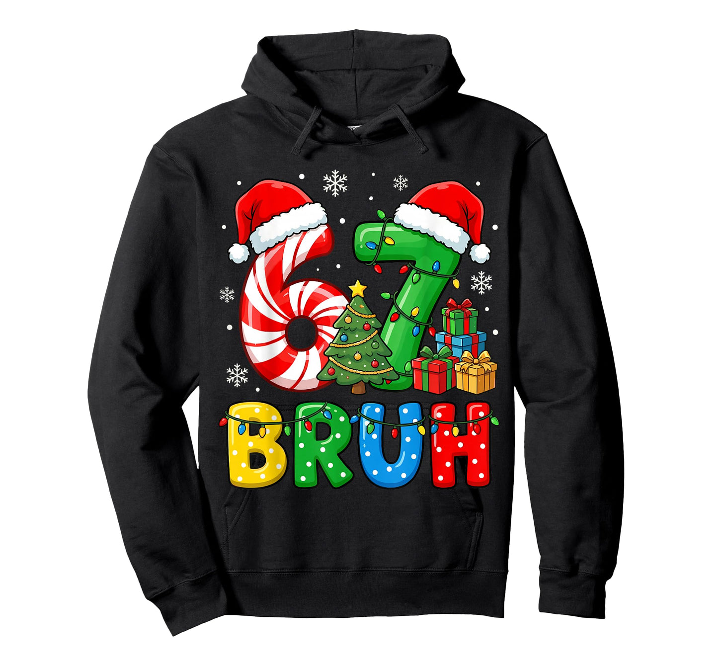 6 7 Pajamas Six Seven Matching Ugly Christmas 67 Gamer Meme T-Shirt