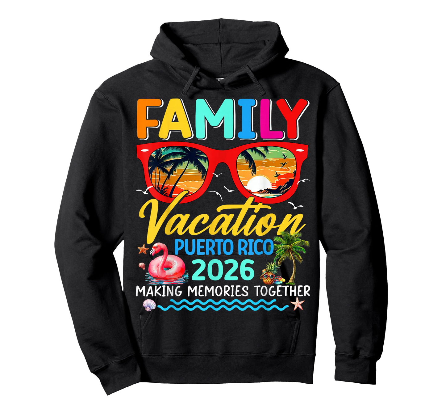 Family Vacation Puerto Rico 2026 Summer Matching Group Trip T-Shirt