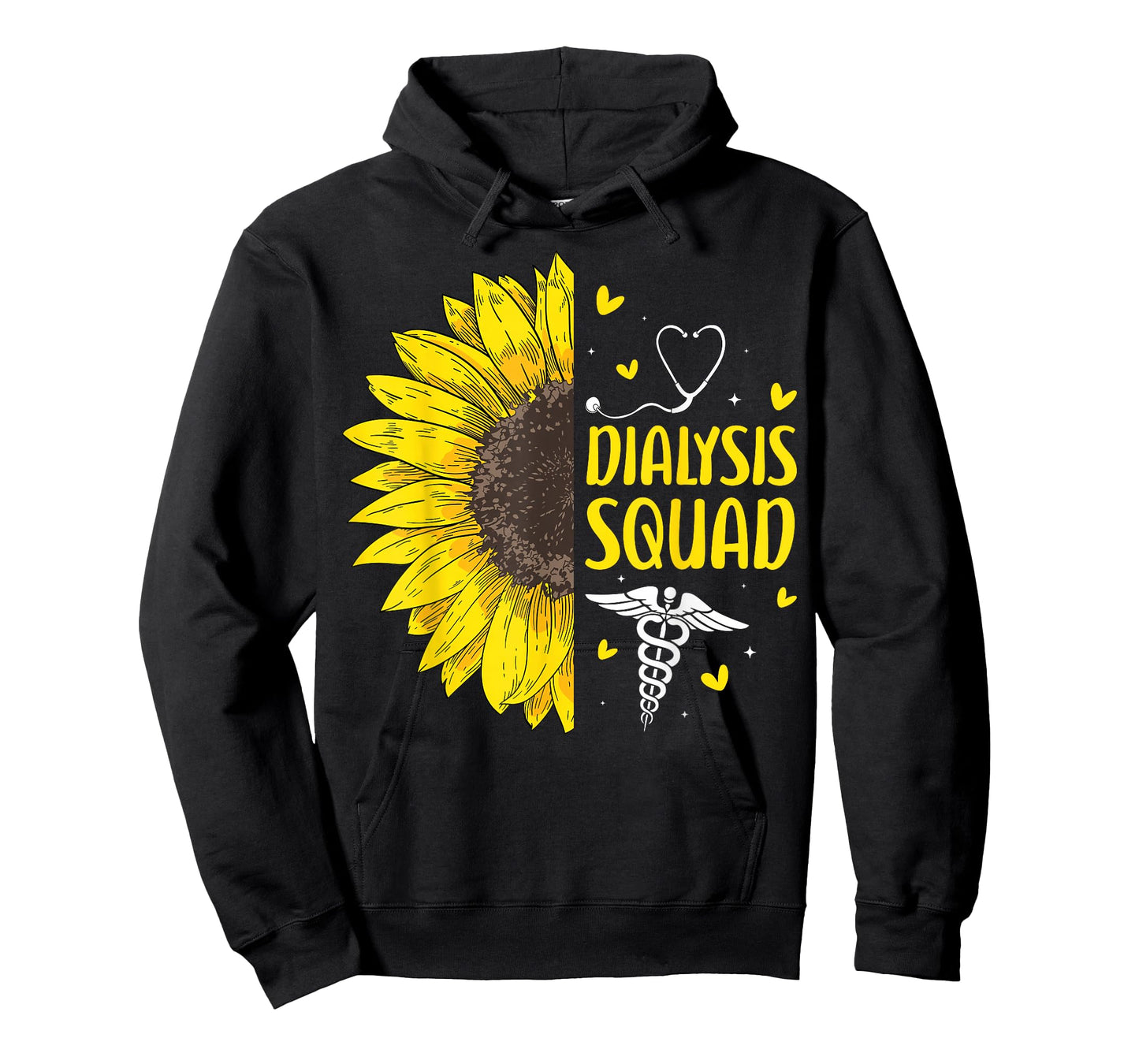 Dialysis Squad Sunflower Nephrology Nurse T-Shirt