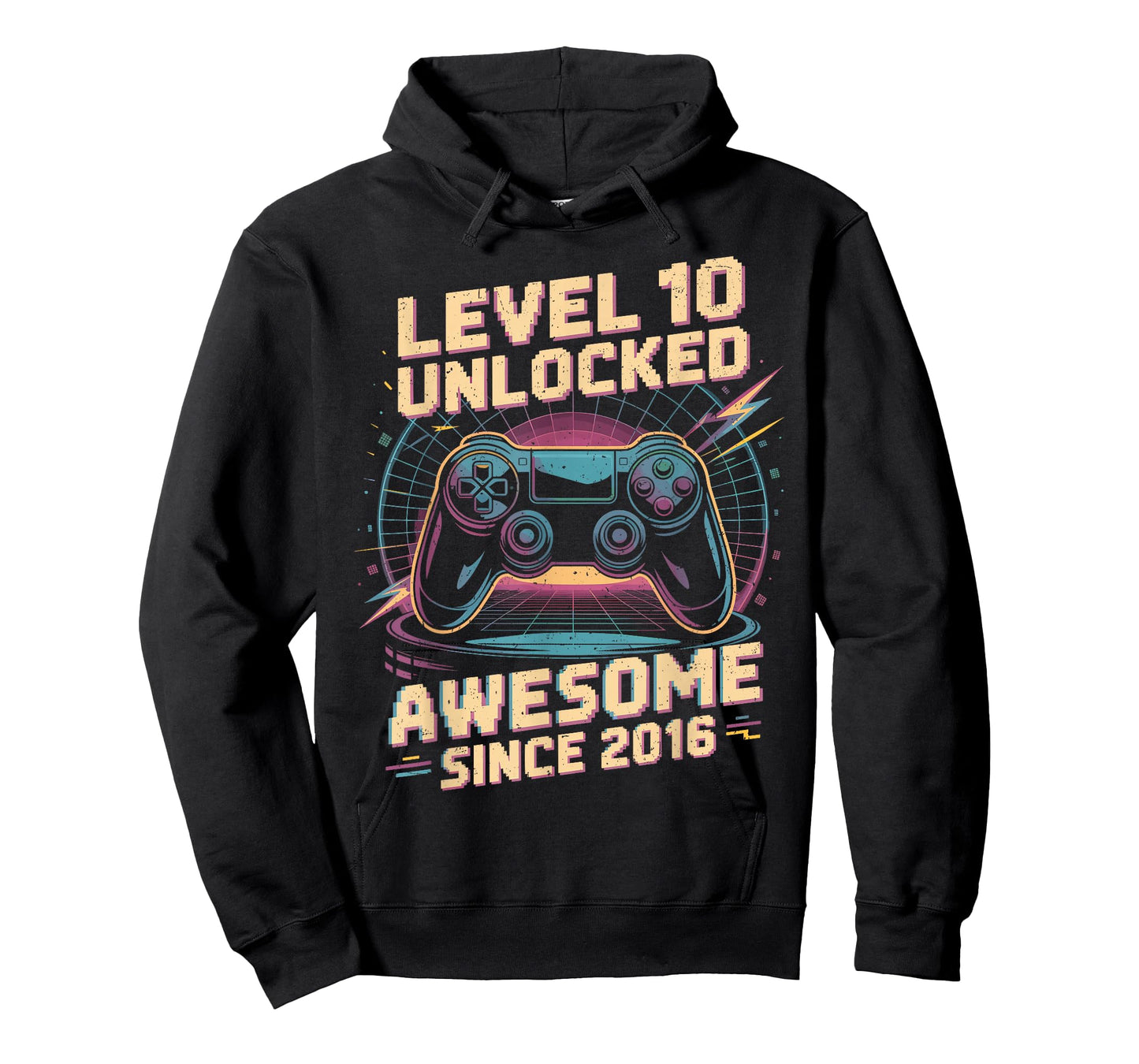 10 Year Old Boy Level 10 Gamer 2016 10th Birthday Party Gift T-Shirt