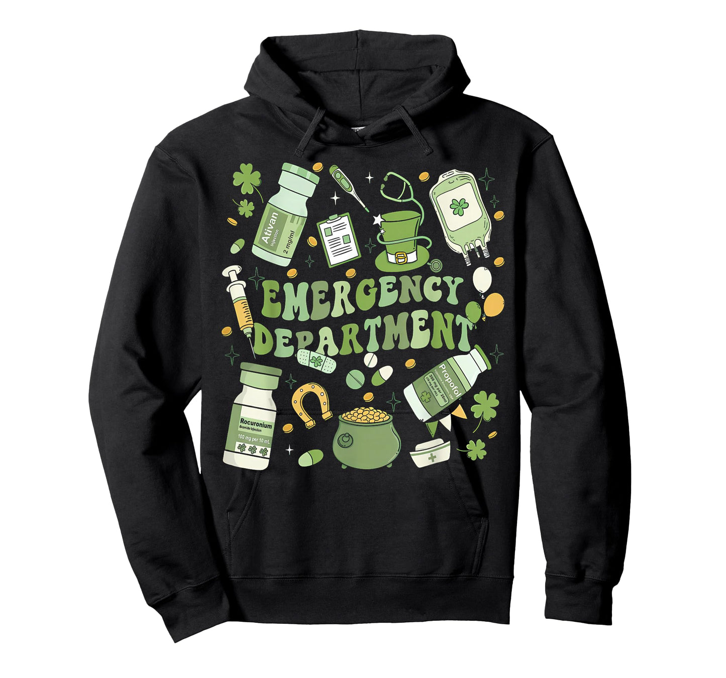 Emergency Department ER Nurse Irish St Patricks Day T-Shirt