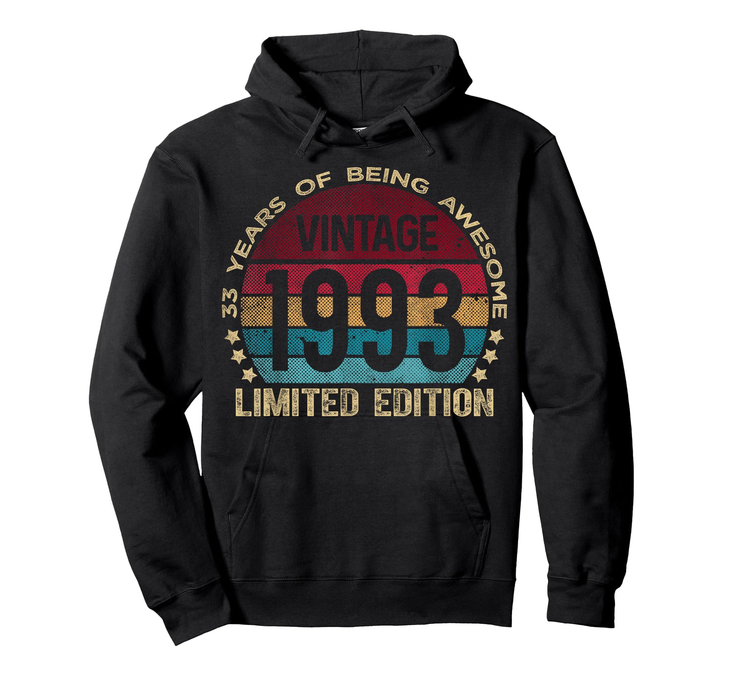 33 Year Old Gifts Vintage 1993 Limited Edition 33rd Birthday T-Shirt