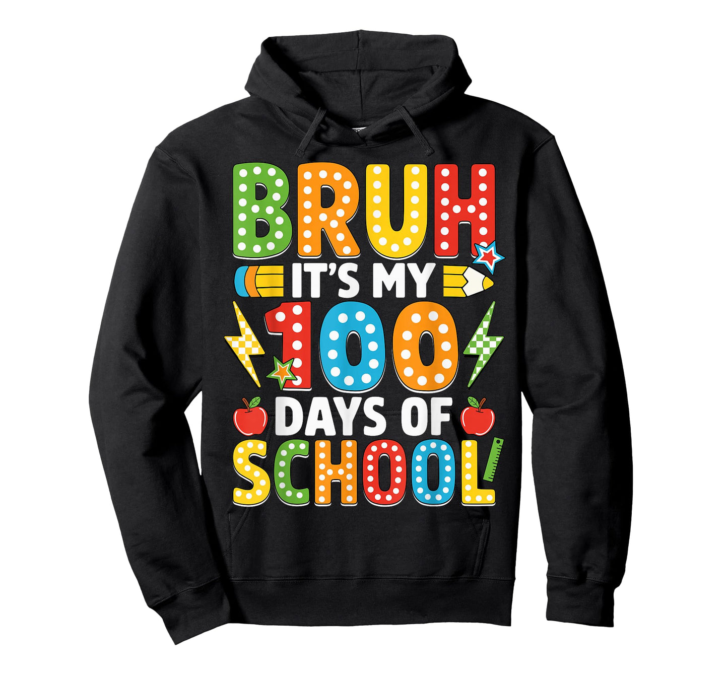 Bruh Its My 100 Days of School Funny Boys Kids 100th Day T-Shirt