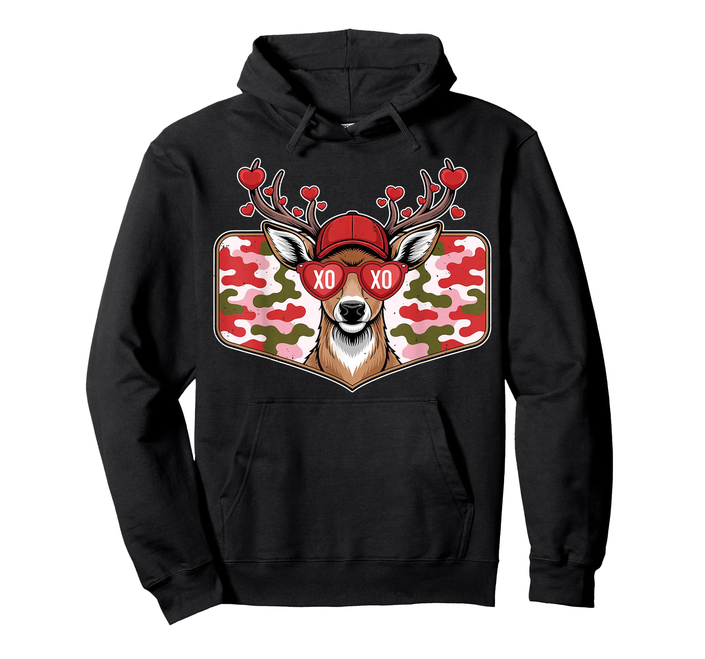 Valentine Buck XO for Boys Girls Men Women Valentines Day T-Shirt
