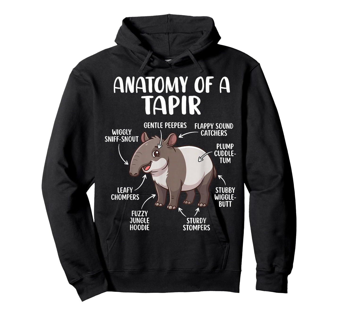 Anatomy of Tapir Funny Tapir Lover Costume T-Shirt