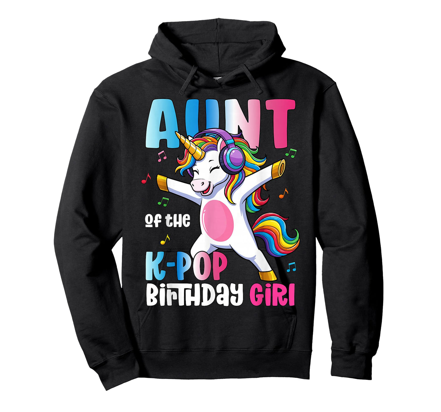 Auntie of The K-Pop Birthday Princess Birthday Girl T-Shirt