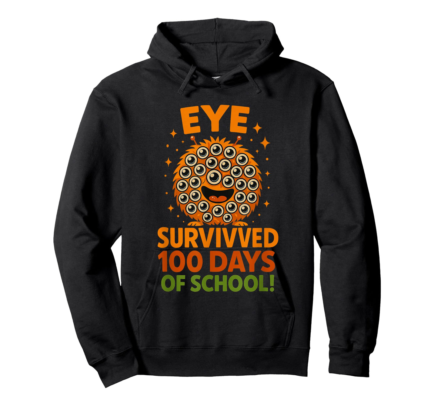 Eye Survived 100 Days of School Gift for Boys and Girls T-Shirt