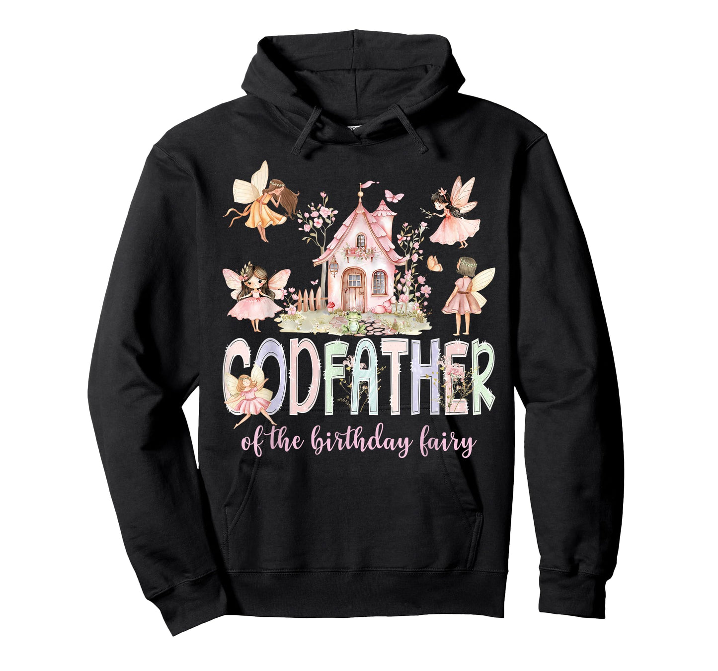 Godfather of The Birthday Fairy Girl Magical Family Matching T-Shirt