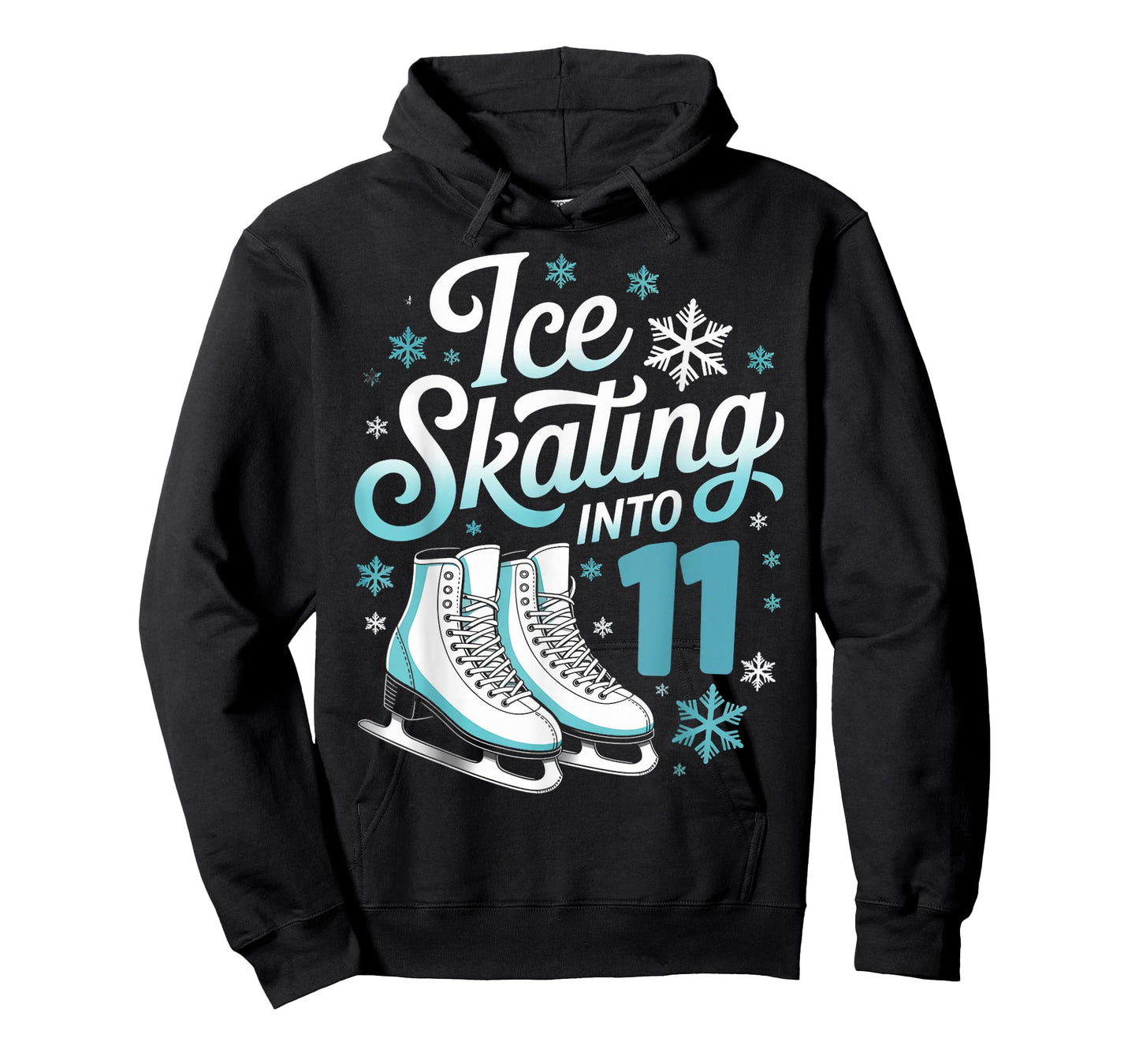 Ice Skating Into 11 Ice Skating 11th Birthday Figure Skating T-Shirt