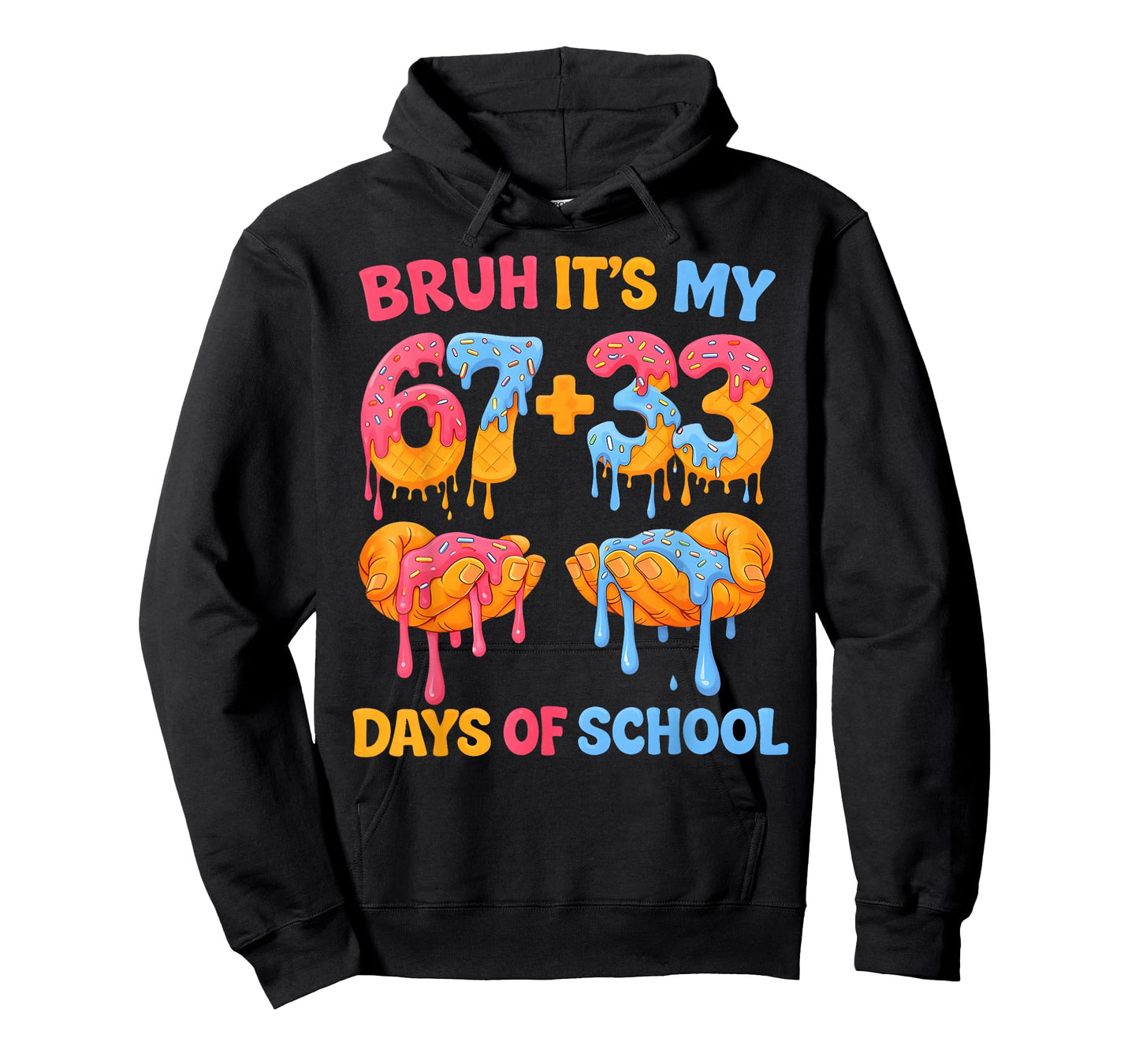 Bruh Its My 67 + 33 Days of School Funny Drip Meme Boy Girl T-Shirt