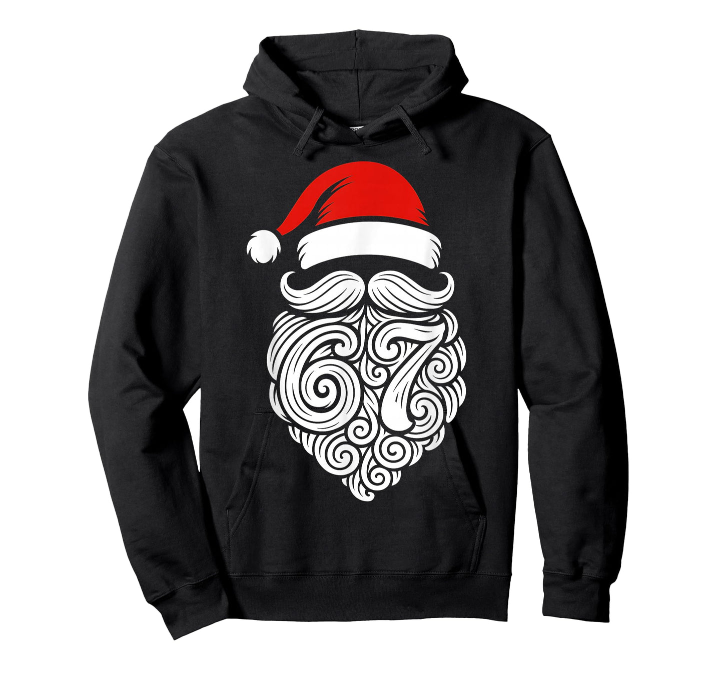 Funny Six Seven 6 7 Meme Santa Christmas Shirt Men Boys Teen T-Shirt