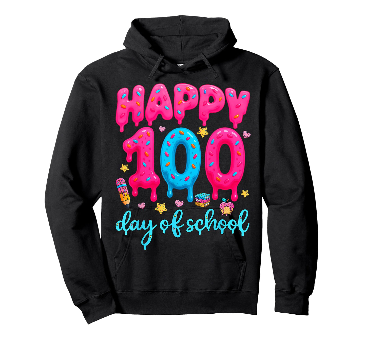 Happy 100th Day of School Teachers Student 100 Days Smarter T-Shirt
