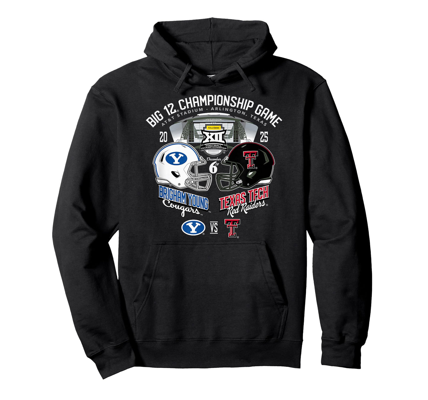 BYU vs Texas Tech Big 12 Championship 2025 Football T-Shirt