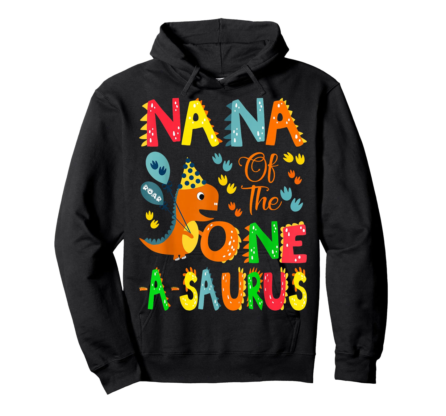 Nana of The One-A-Saurus 1st Birthday Boy Dinosaur Lover T-Shirt
