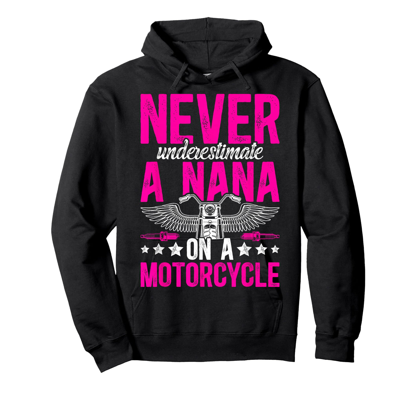 Nana On A Motorcycle Rider Nana Grandma Biker Nana T-Shirt