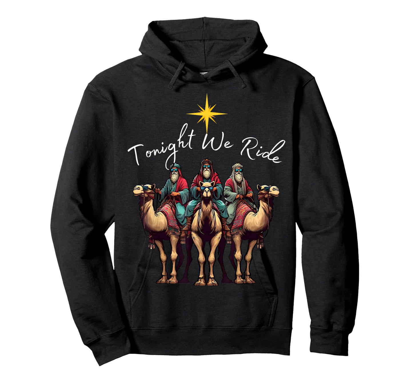 Tonight We Ride Christmas, 3 Wise Men, Christian Christmas T-Shirt