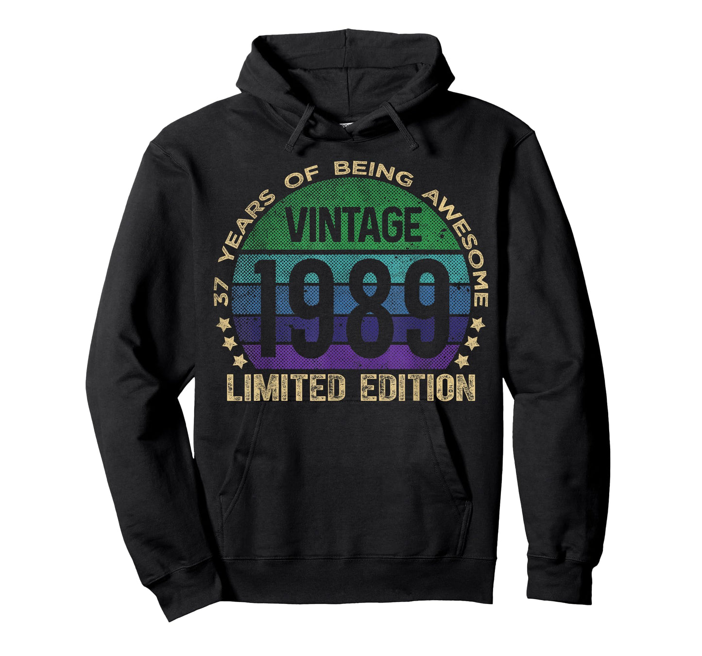 37 Year Old Gifts Vintage 1989 Limited Edition 37th Birthday T-Shirt