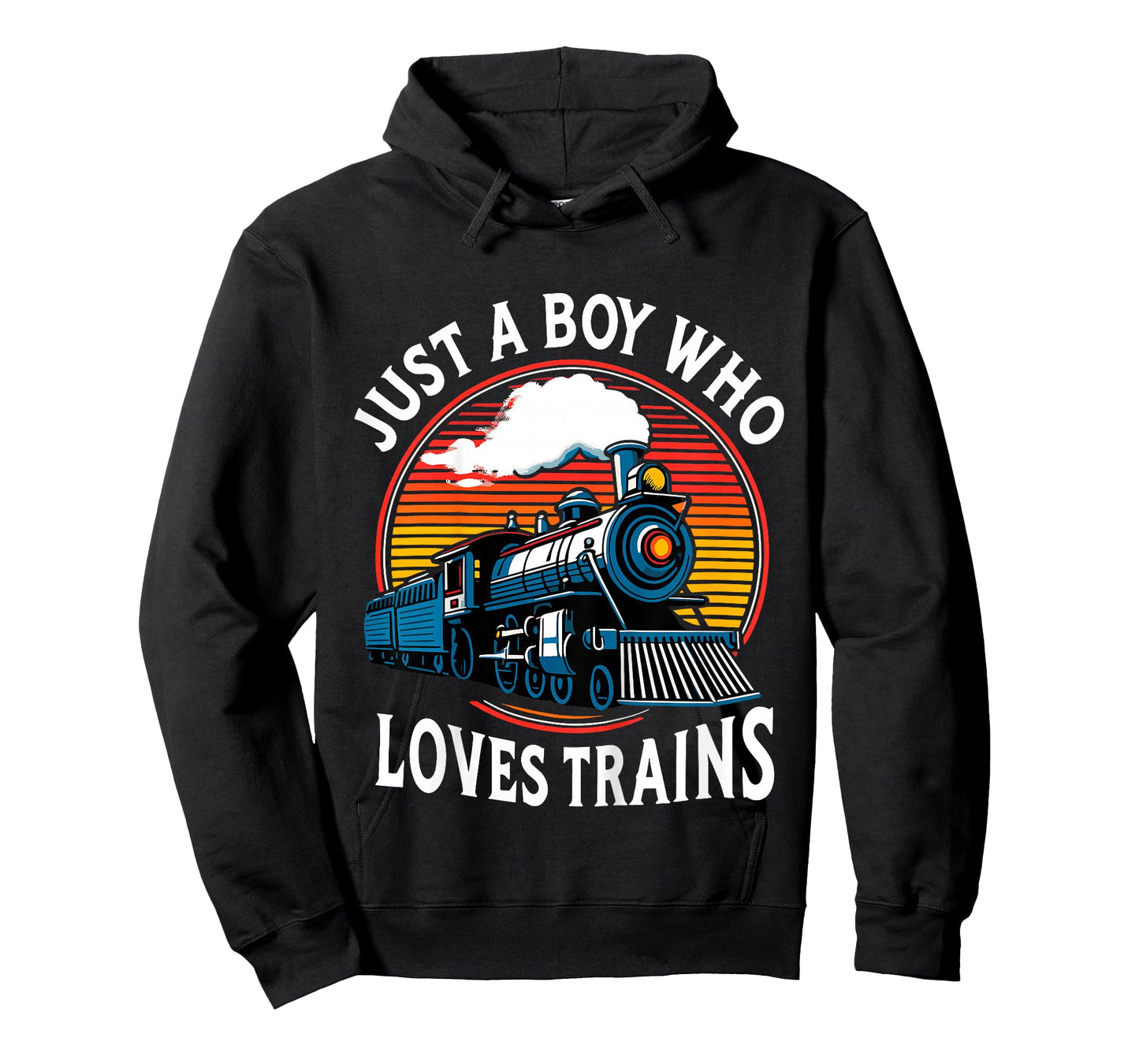 Kids Just A Boy Who Loves Trains Lover Toddler T-Shirt