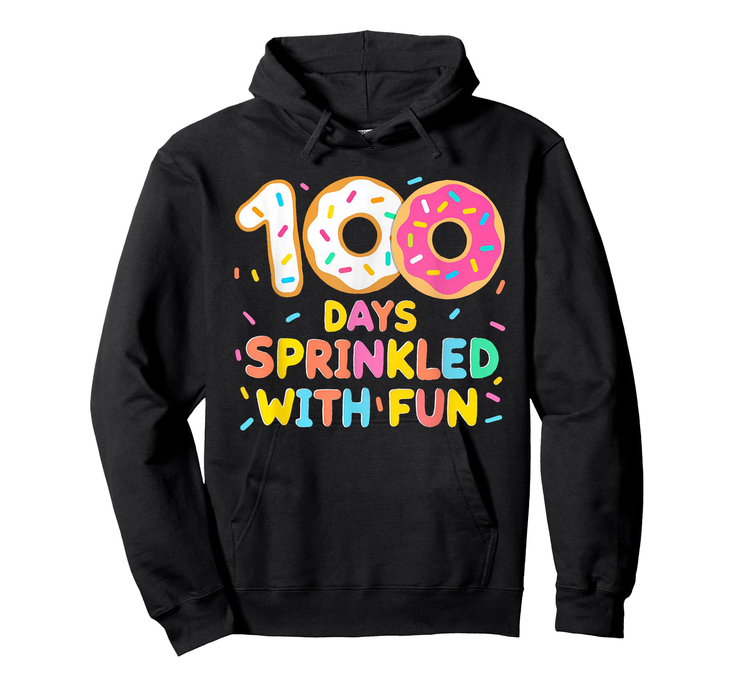 100 Days Sprinkled with Fun 100th Day of School Donut Girls T-Shirt