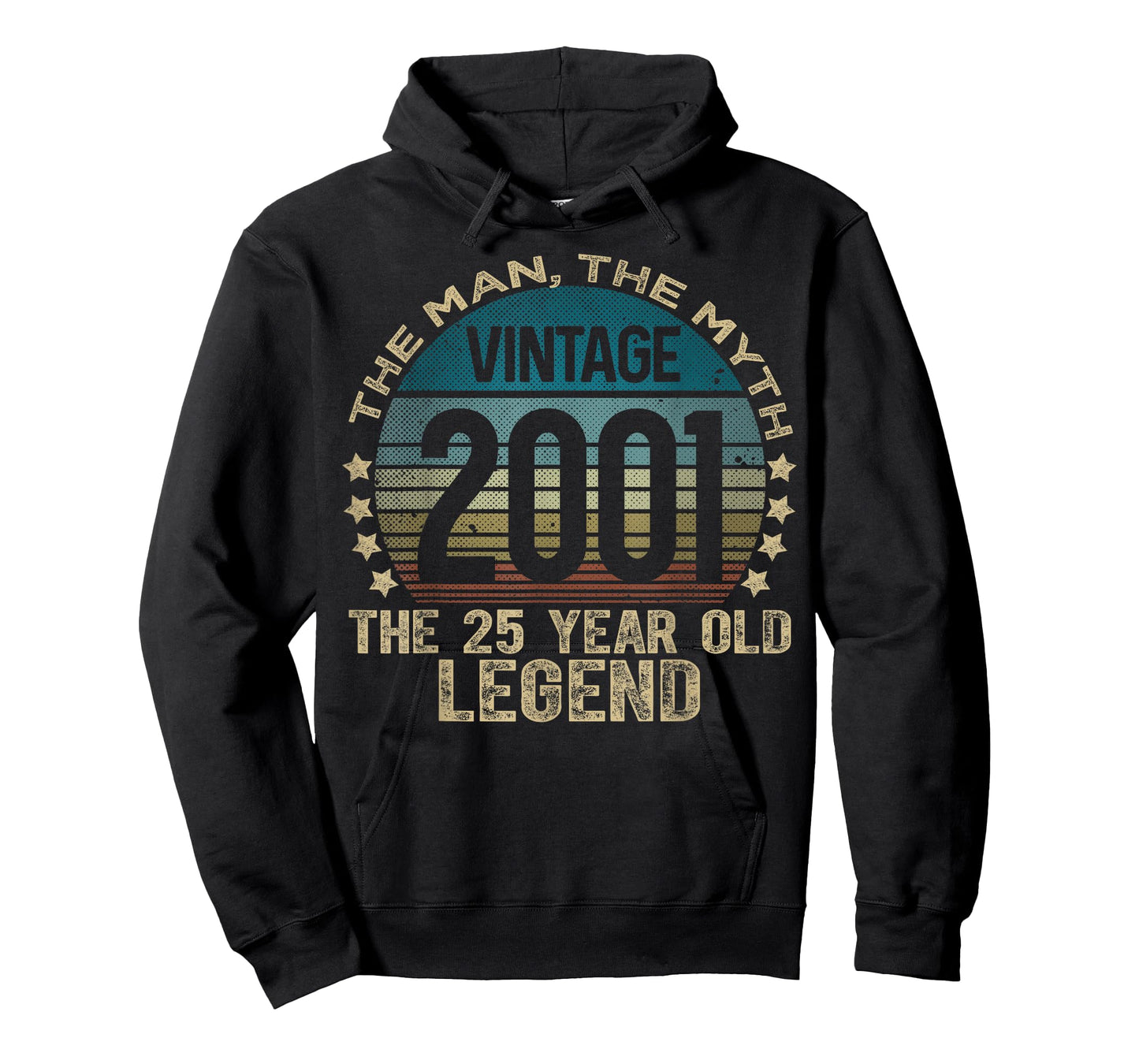 25 Year Old Gifts Vintage 2001 Limited Edition 25th Birthday T-Shirt