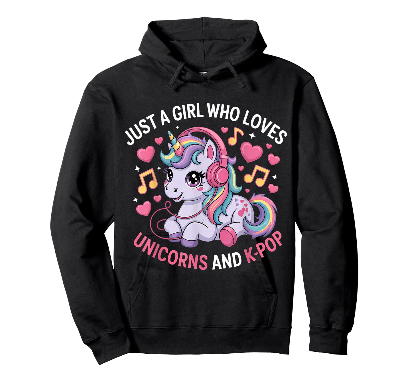 K-Pop Just A Girl Who Loves Unicorns and K-Pop K Pop Kpop T-Shirt