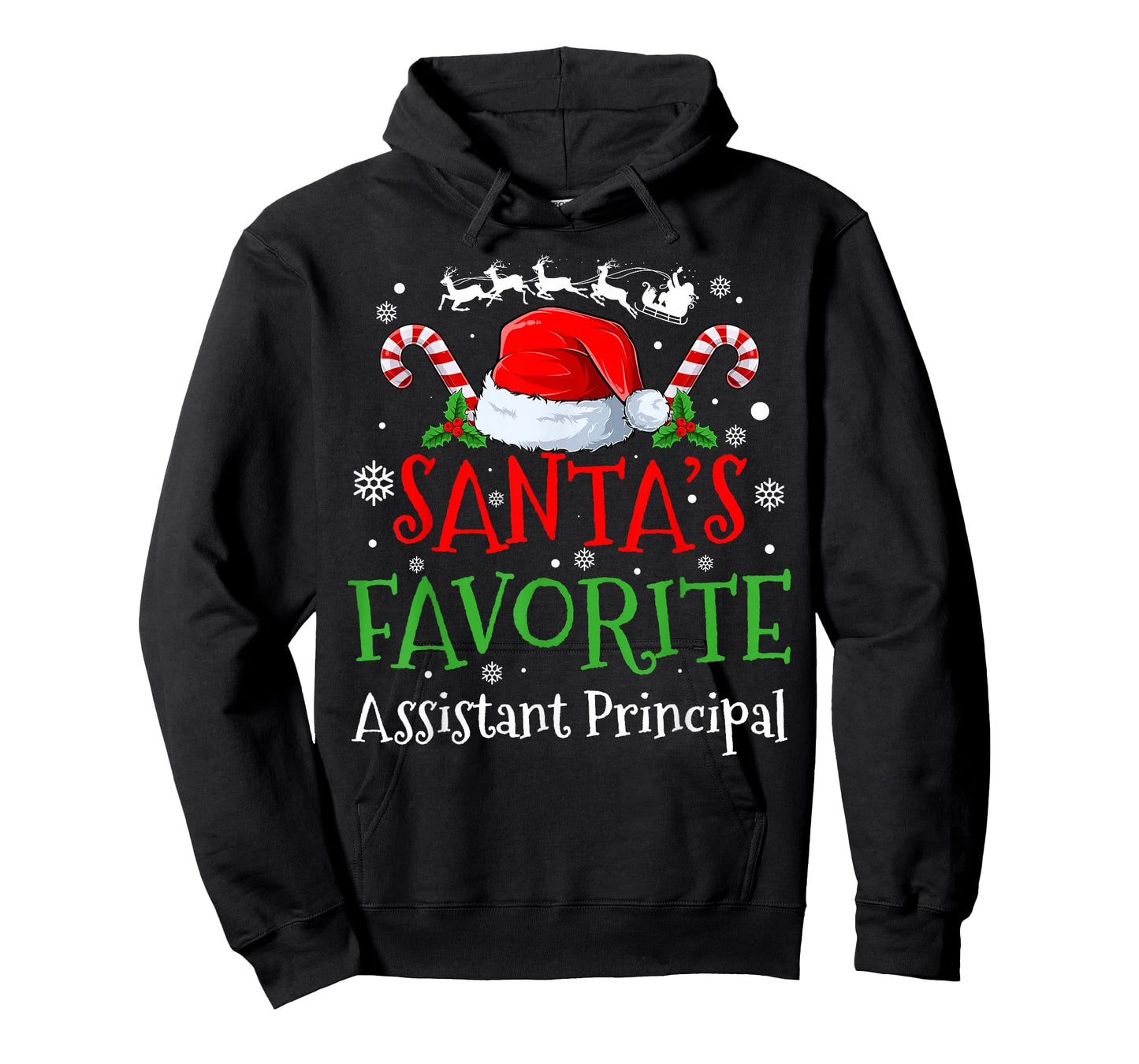 Santa's Favorite Assistant Principal Christmas Party T-Shirt