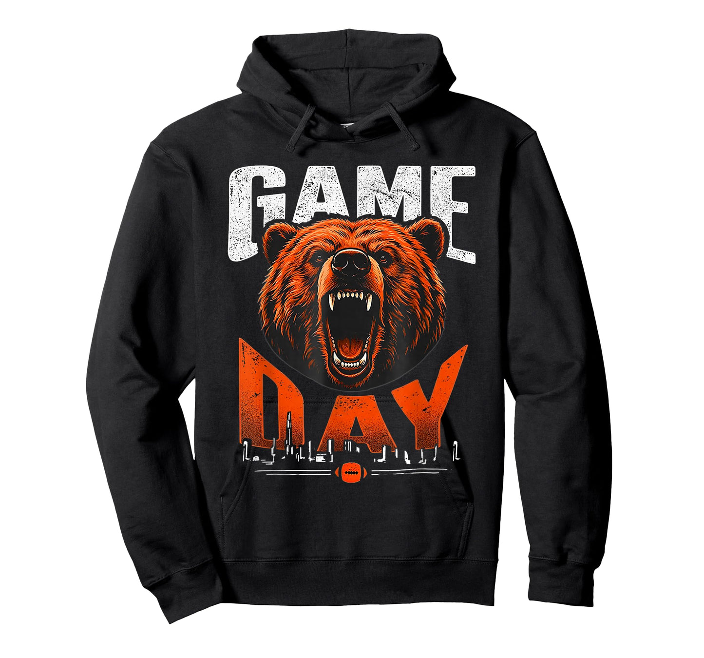 Game Day Funny Bear Men Women Vintage T-Shirt