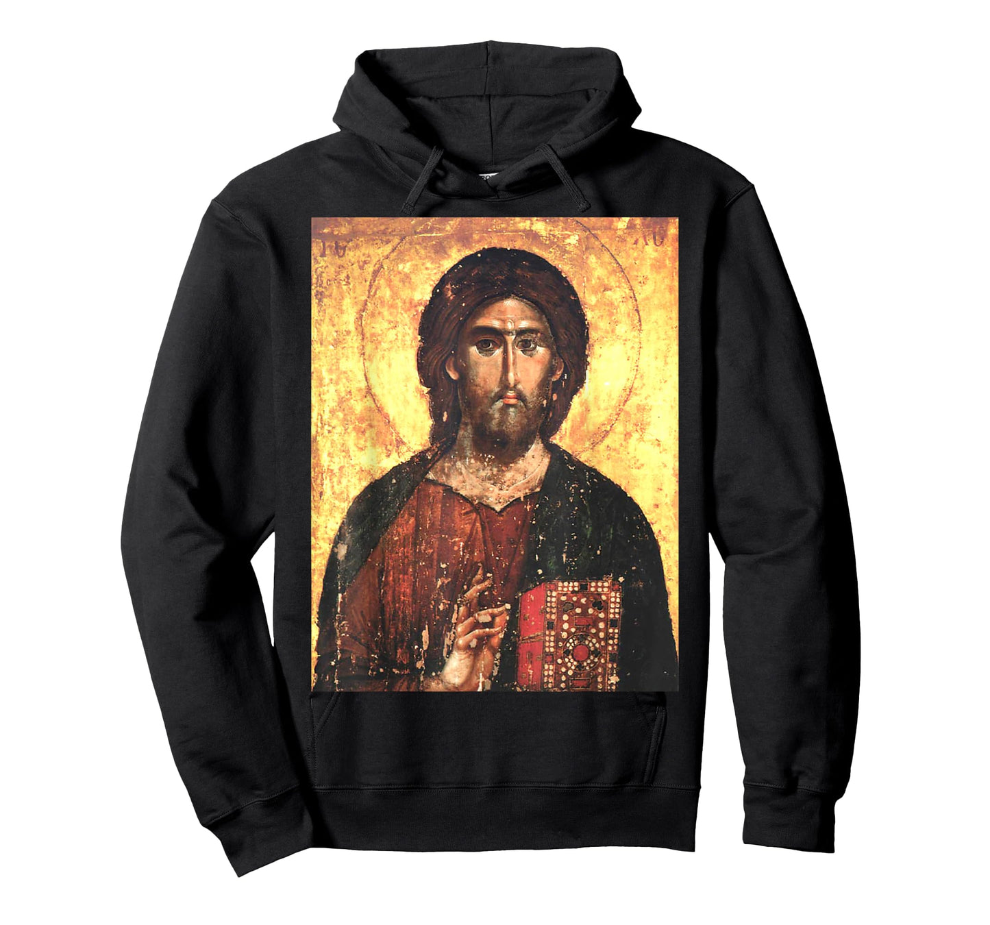 Jesus Christ Orthodox Icon Pantocrator of Hilandar Almighty T-Shirt