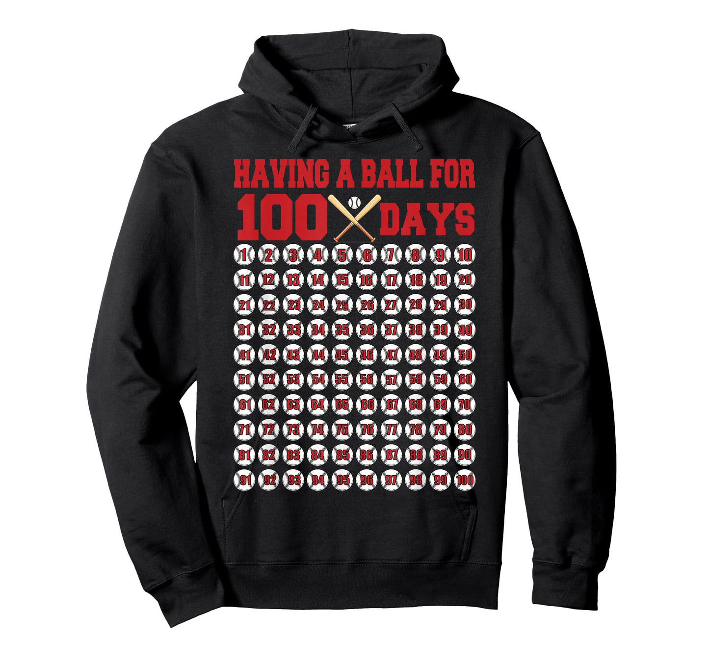 100 Days of School Boys Kids 100th Day of School Baseball T-Shirt
