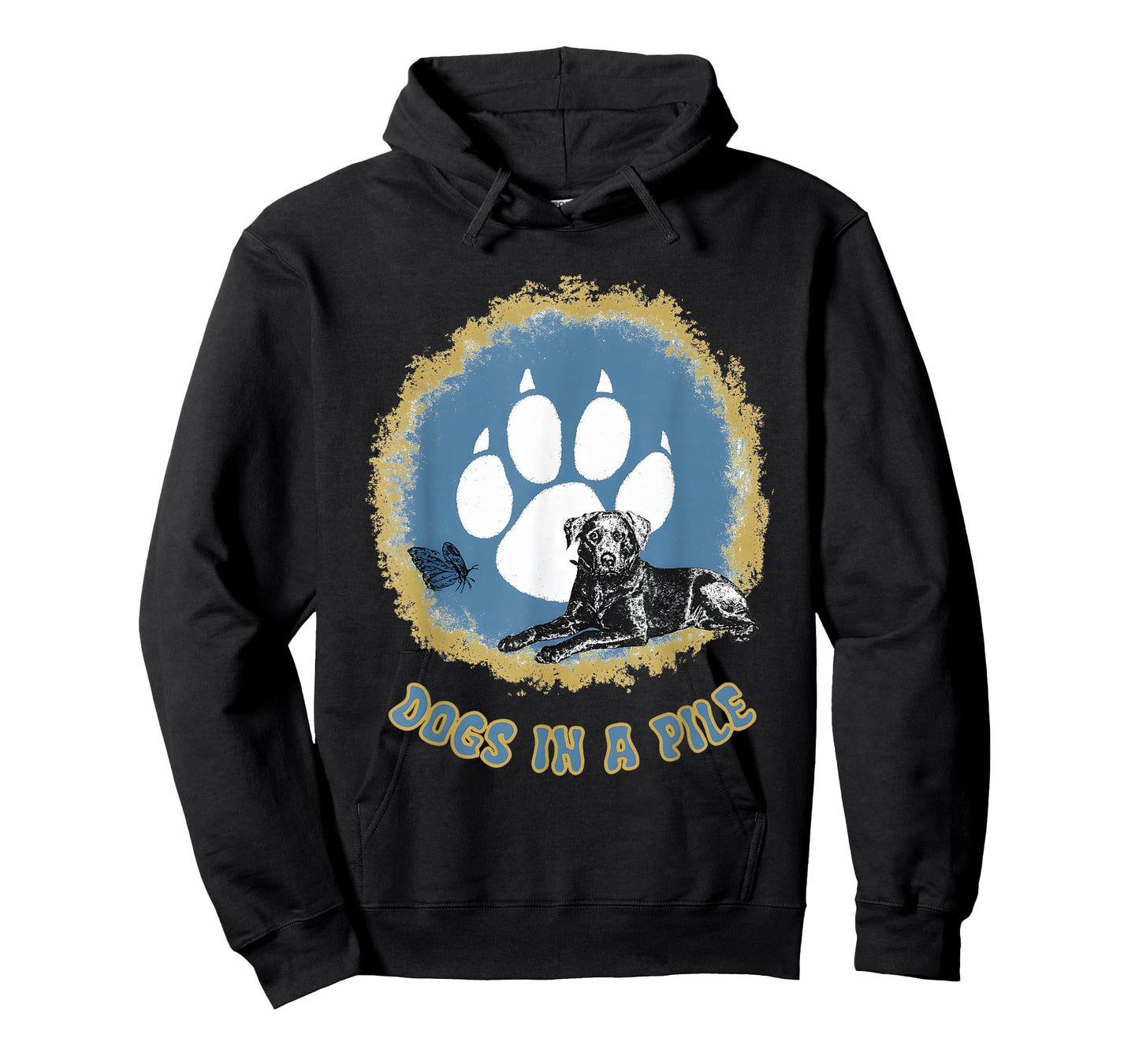 Dogs in A Pile Funny for Men Women T-Shirt