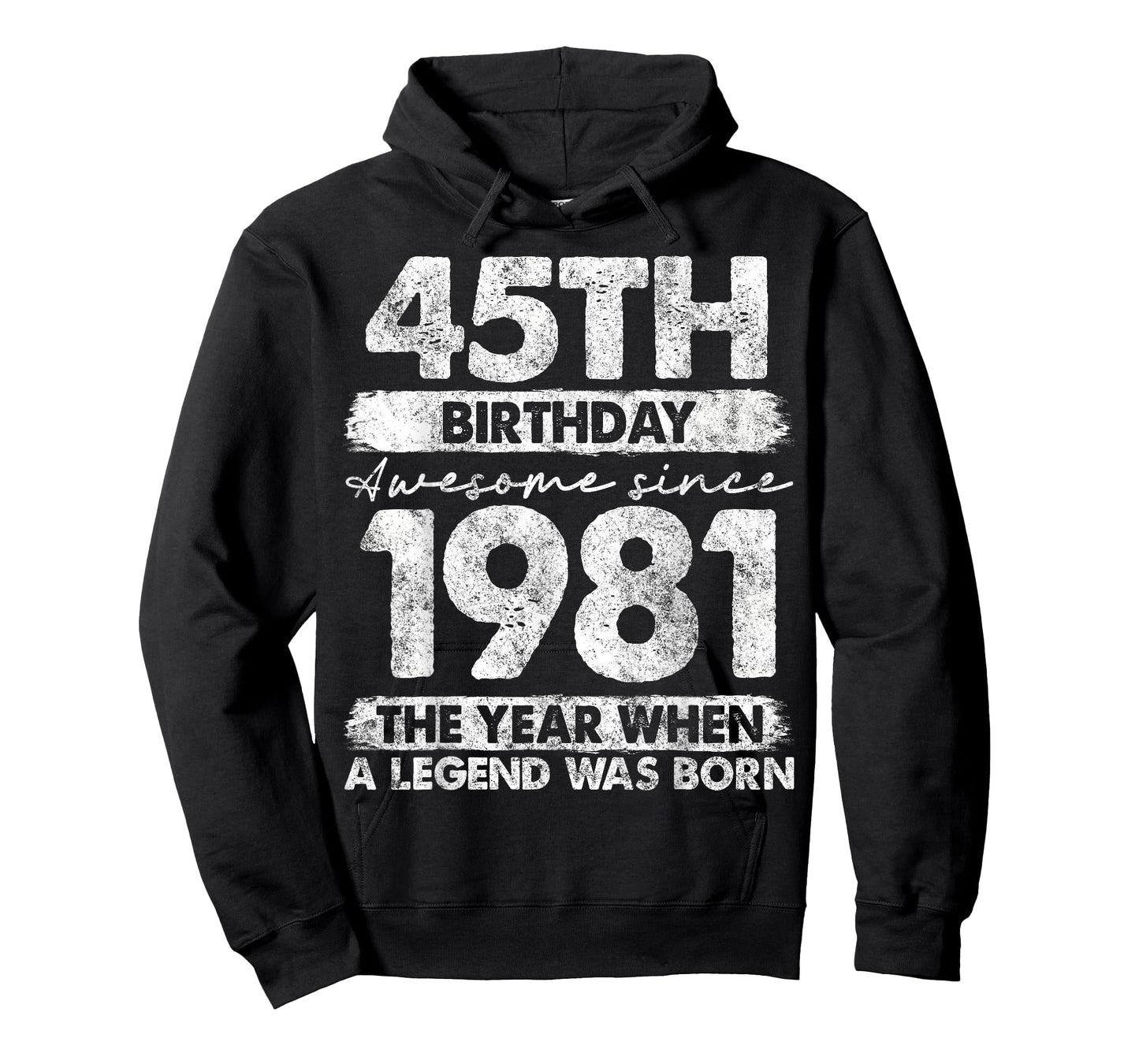 45 Year Old Gifts Vintage 1981 Limited Edition 45th Birthday T-Shirt