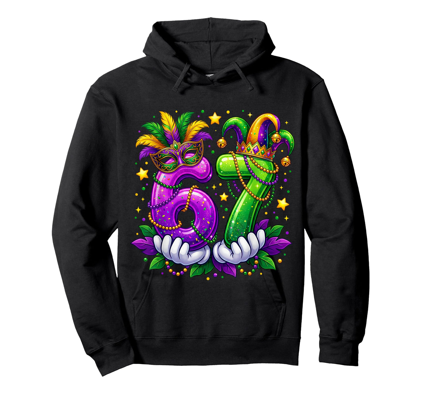 Six Seven Mardi Gras 67 6 7 New Orleans Men Women T-Shirt
