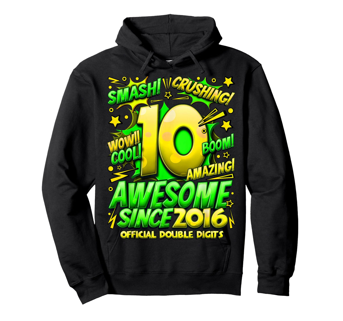Official Double Digits 10 Year Old Boys 10th Birthday Boy T-Shirt