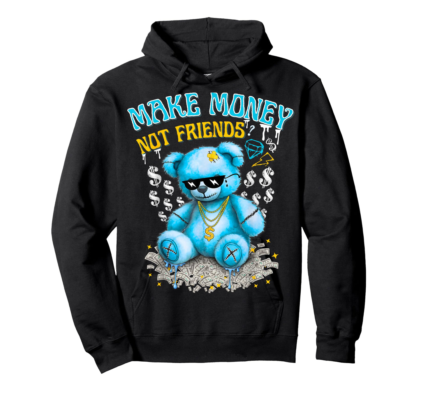 Streetwear Retro Matching Gamma Blue T-Shirt