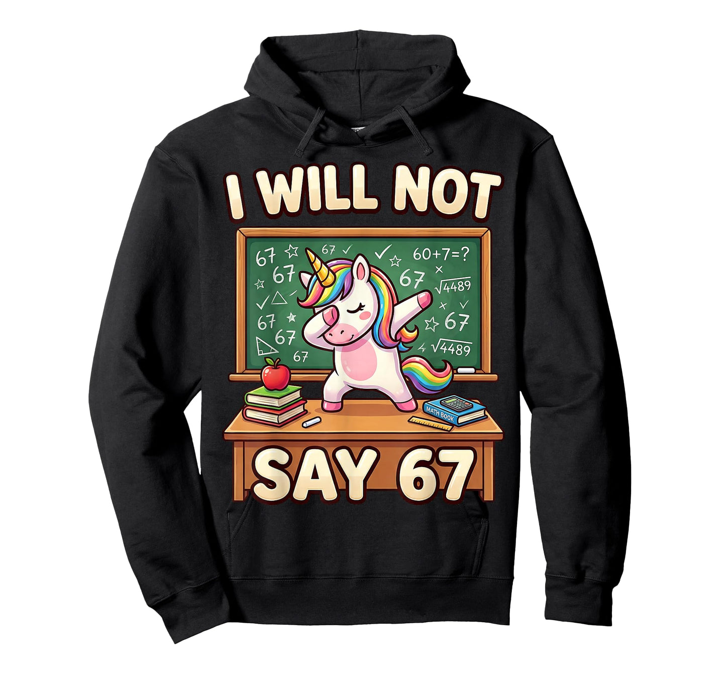 67 Unicorn for Girls Six Seven Meme Brainrot Funny Boys Kid T-Shirt